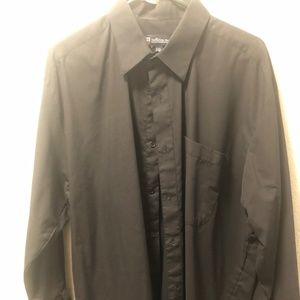 Milano LS Black Dress Shirt - 17/17.5